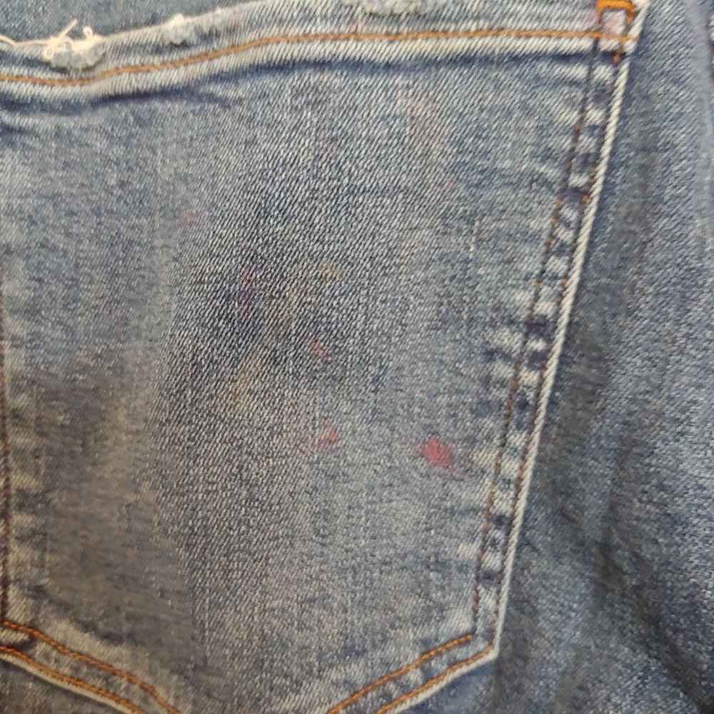 AGOLDE Sophie Distressed High Rise Skinny Crop size 29 - Picture 12 of 15